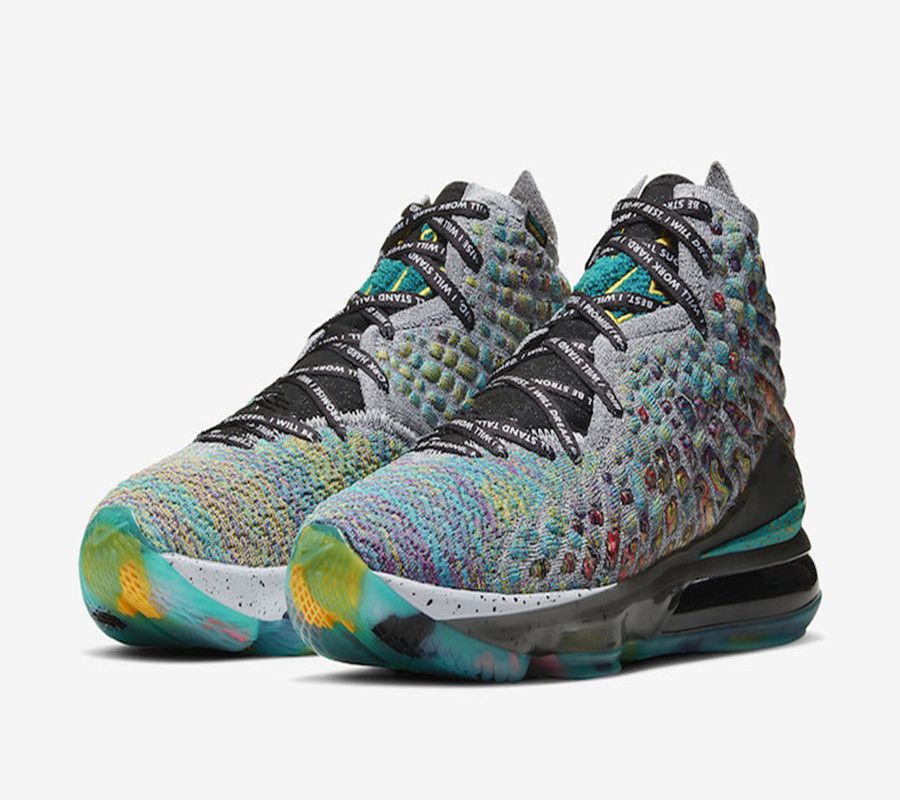 2020 Lebrons XVII 17 LJFF I Promise Green Slate Black Men Basketball