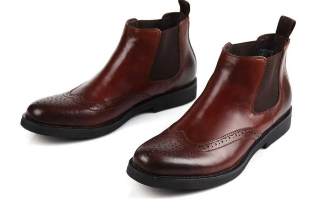 bottines homme cuir confort