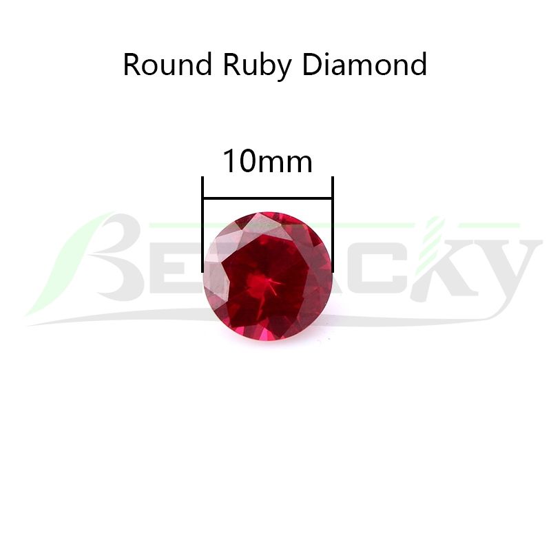 Okrągły diament Ruby.