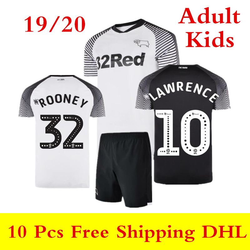 2020 19 20 New Derby County Adult Soccer Jersey 2019 2020 ...