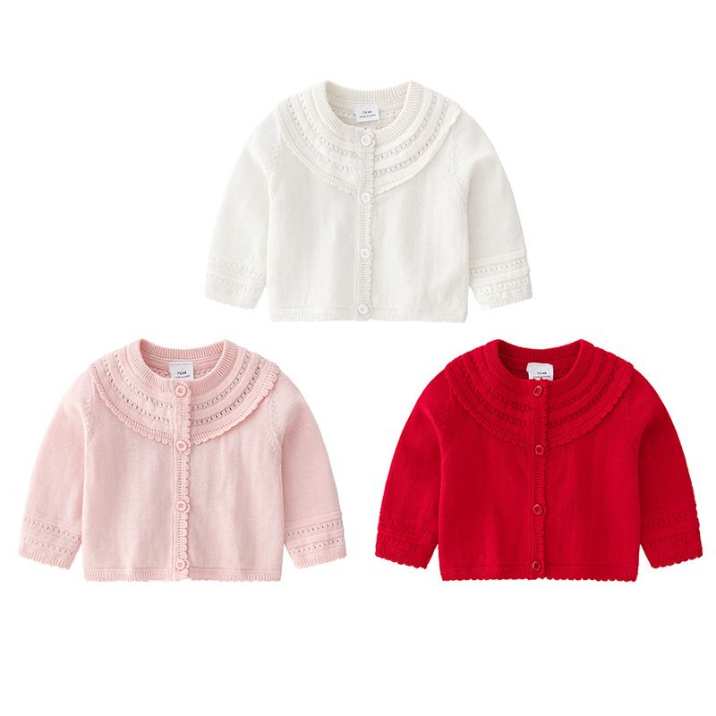 gold baby girl cardigan