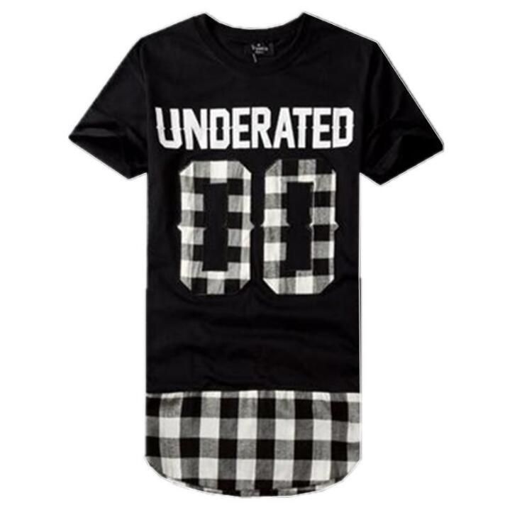men extended tee