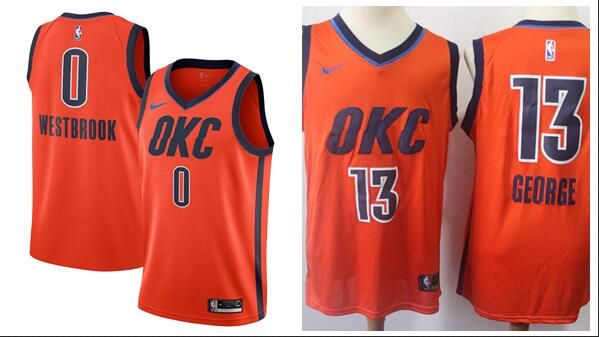 orange okc westbrook jersey