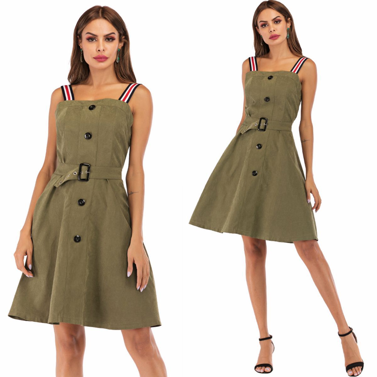انتظر حديقة حيوان ليلا بعد ذلك vestido verde militar largo - adfiori.com