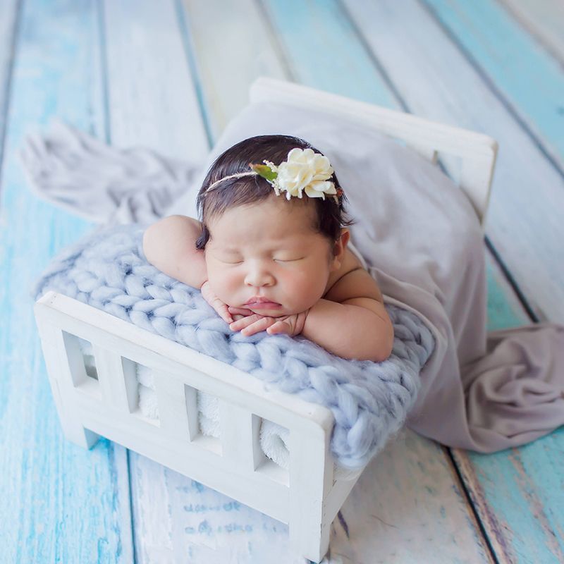 newborn photography bed