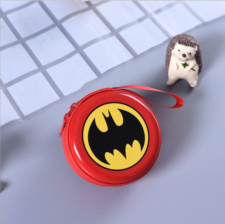 Charm Kids Cartoon Super Hero Avenger Coin Purse Wallet Headset Bag Xmas Gift