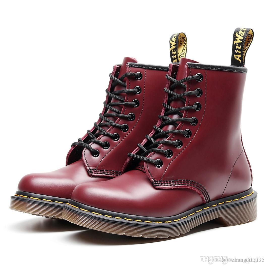 men's martin leather boots