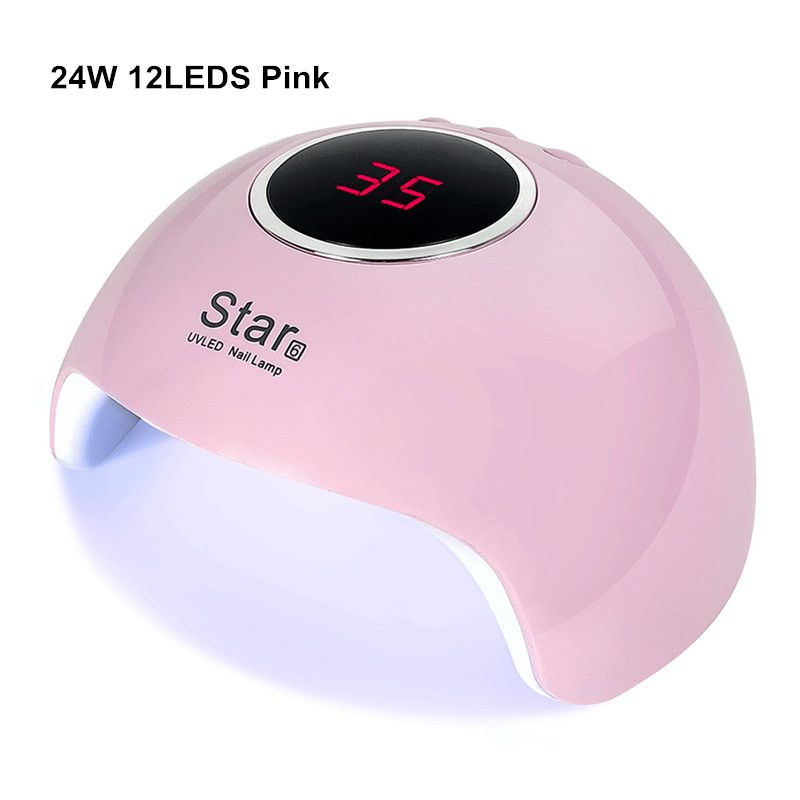 24W 12LEDS PINK