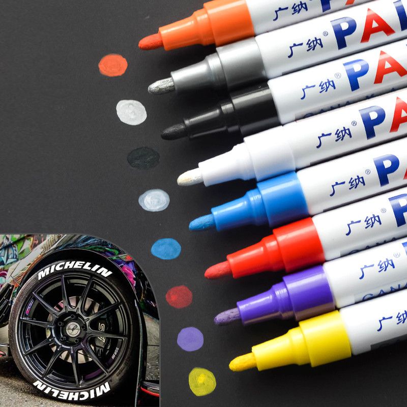 2020 Set Waterproof Permanent Oily Paint Markers Pen Car Tyre Tires 