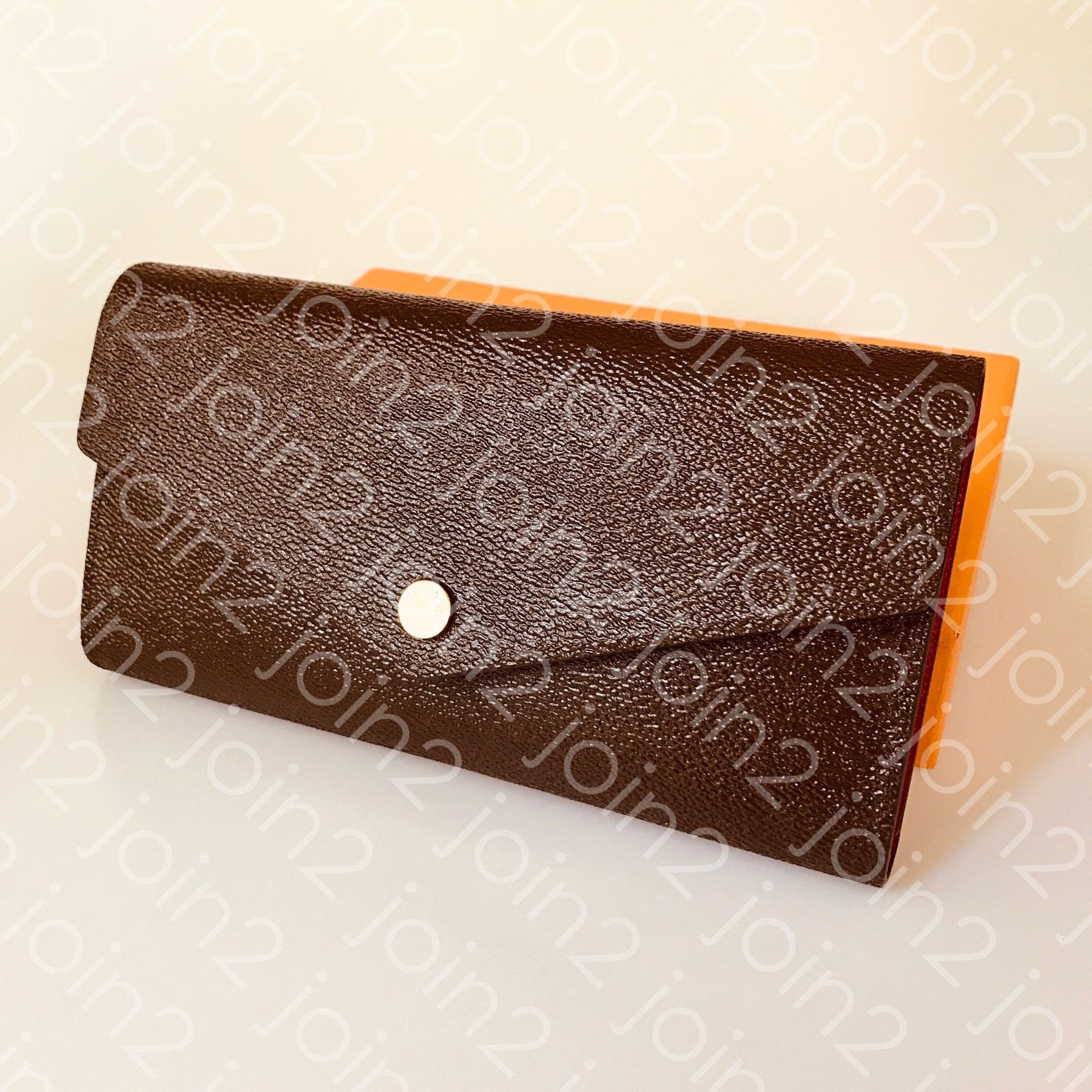 Sarah Wallet Damier Ebene Canvas - Wallets and Small Leather Goods N60114