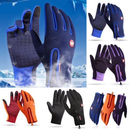 Screen Windproof Waterproof Outdoor Sport Gloves Unisex Winter Warm gloves