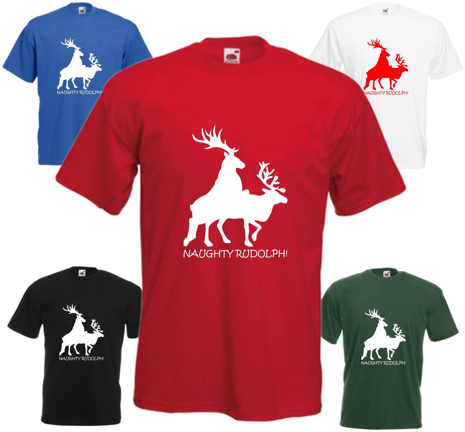 Ideal Gift//Birthday Present. Naughty But Nice Mens Christmas T-Shirt