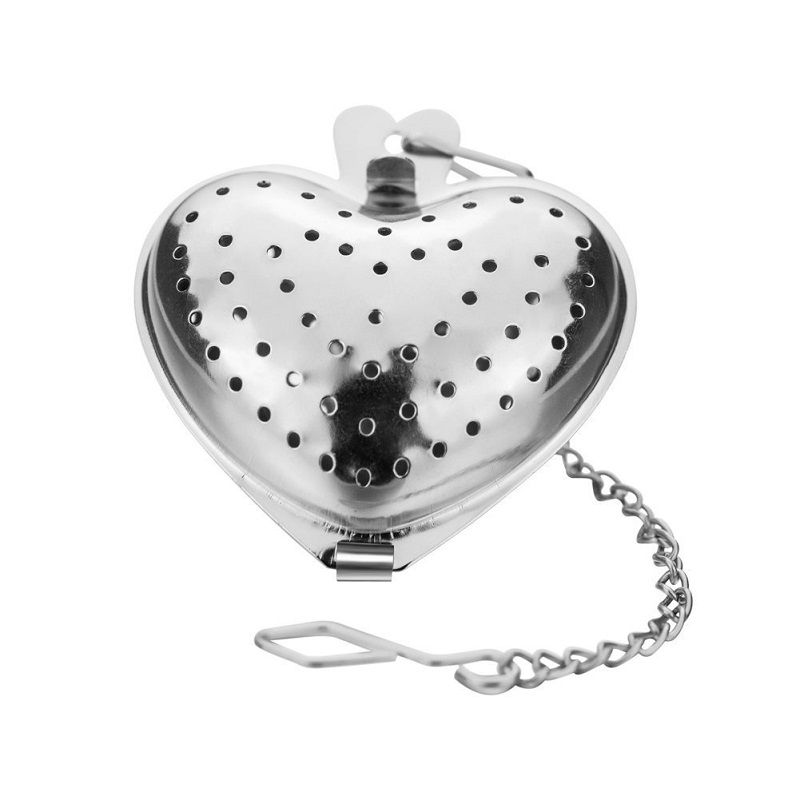 2020 Stainless Steel Heart Shape Tea Strainer Tea Infuser Filter
