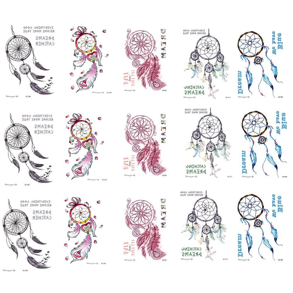 Adesivos para tatuagem temporaria Impermeavel Tatuagem Temporaria Adesivos Diy Dreamcatcher Temporarios Adesivos Tattoo Bonito Para Miudos Mulheres Man Body Art De Glass Smoke 50 94 Pt Dhgate Com