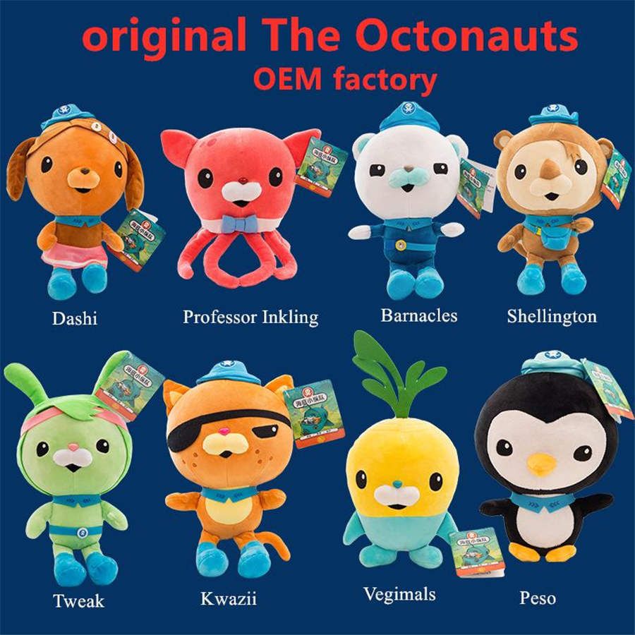 Buy Dropshipping Stuffed Plush Animals Online Cheap 8 Inch Original The Octonauts Stuffed Animal Plush Toy Cartoon Role Barnacles Kwazii Tweak Shellington Peso Plush Toys Kids Birthday Gift By Caige