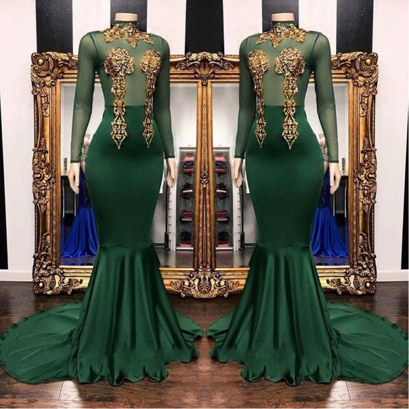 high neck prom dresses 2019