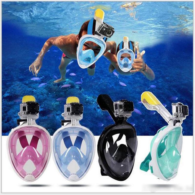 Full Face Mask Swimming Underwater Diving Snorkel Scuba Snorkeling Set Anti-Fog 