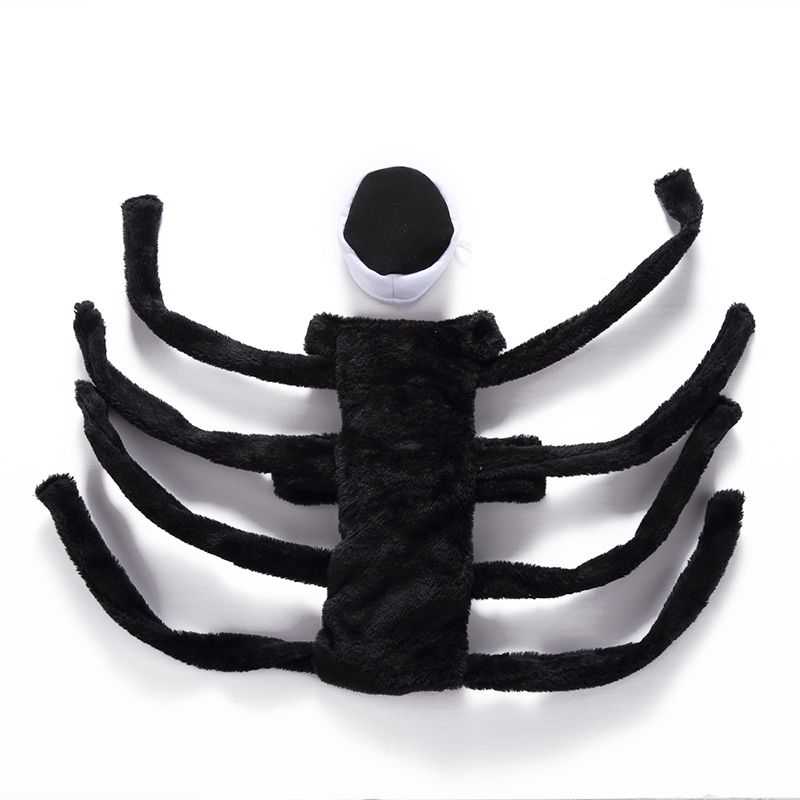 Disfraces de Halloween de la araña de ropa para perros para perros cubren Gato Chihuahua perro Disfraces de Halloween de la araña de ropa para perros para perros cubren Gato Chihuahua perro