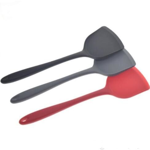 long silicone spatula