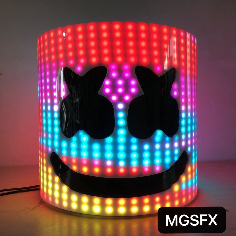 Marshmello Led Helmet DJ Luminous 