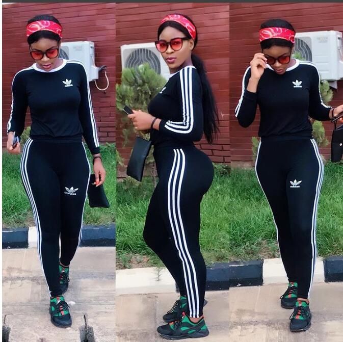 adidas tracksuit set womens