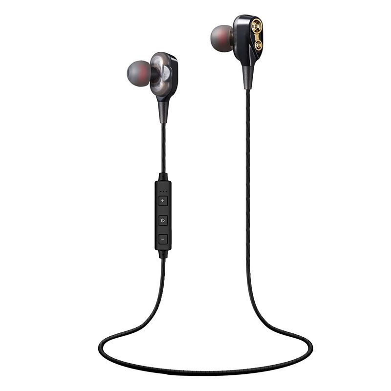 Acquistare Doppia Bobina Dinamico Quattro Core Stereo Auricolari Sport  Musica Dei Bassi Profondità Denoise Pronta Impermeabile Voce Inglese  Intelligente Auricolari Bluetooth Hi Fi Economico | Consegna Veloce E  Qualità | It.Dhgate
