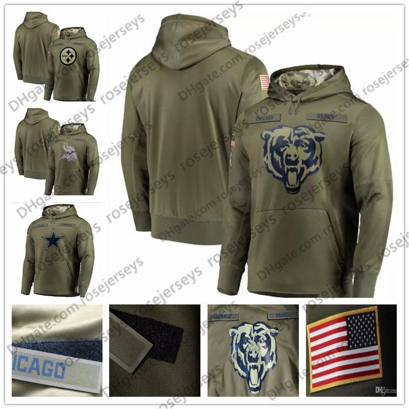 steelers olive hoodie