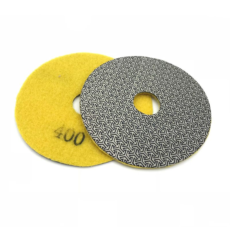 2020 4 Electroplated Diamond Polishing Pad Glass Concrete Stone Wet Dry