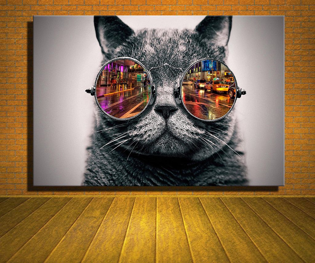 Beautiful DIY Artwork Painting Kit Easy ArtWorlds Painting by Number| Paint by Number Kits Abstract Kitten, Frameless Painting with a Twist Painting for All Ages.