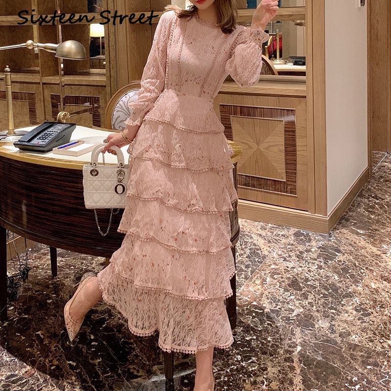 Платье Макси Осень