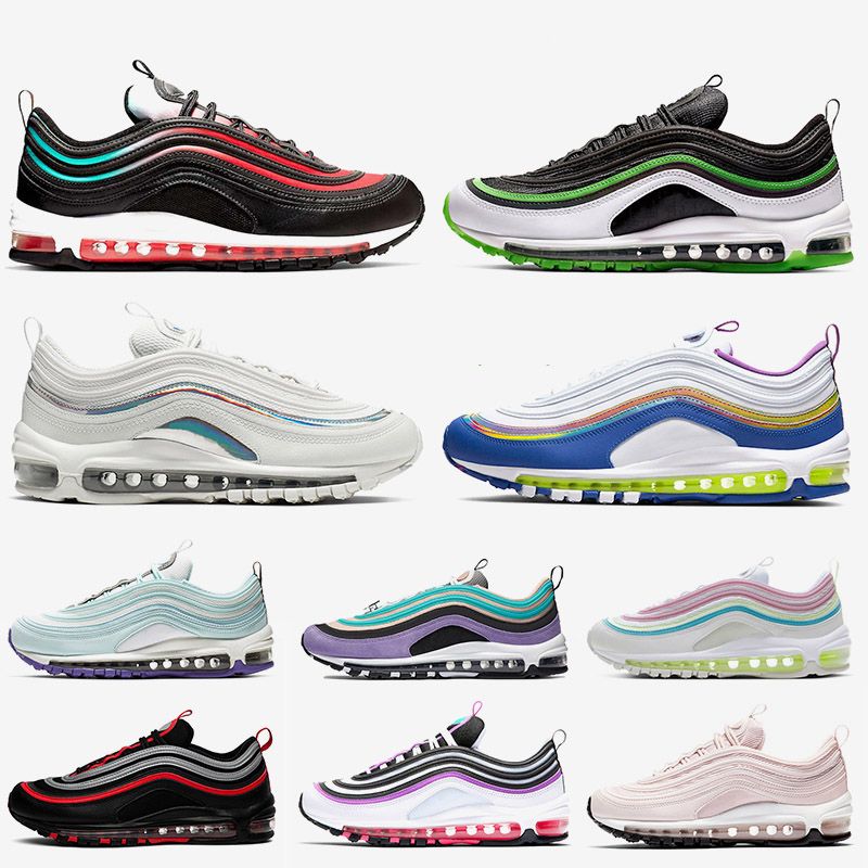 Acheter Pas Cher Nike Air Max 97 Coussins Femmes Hommes Chaussures De  Course Air London Summer Leopard Rouge Avoir Un Jour Chaussures De Sport  Designer Baskets Baskets 36 45 Du 20,68 € | Fr.Dhgate
