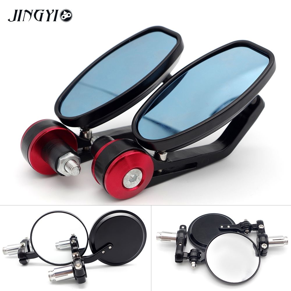 1 Pair Universal Silver Electric Bike Scuter Handlebar Rear View Mirror AU STOCK