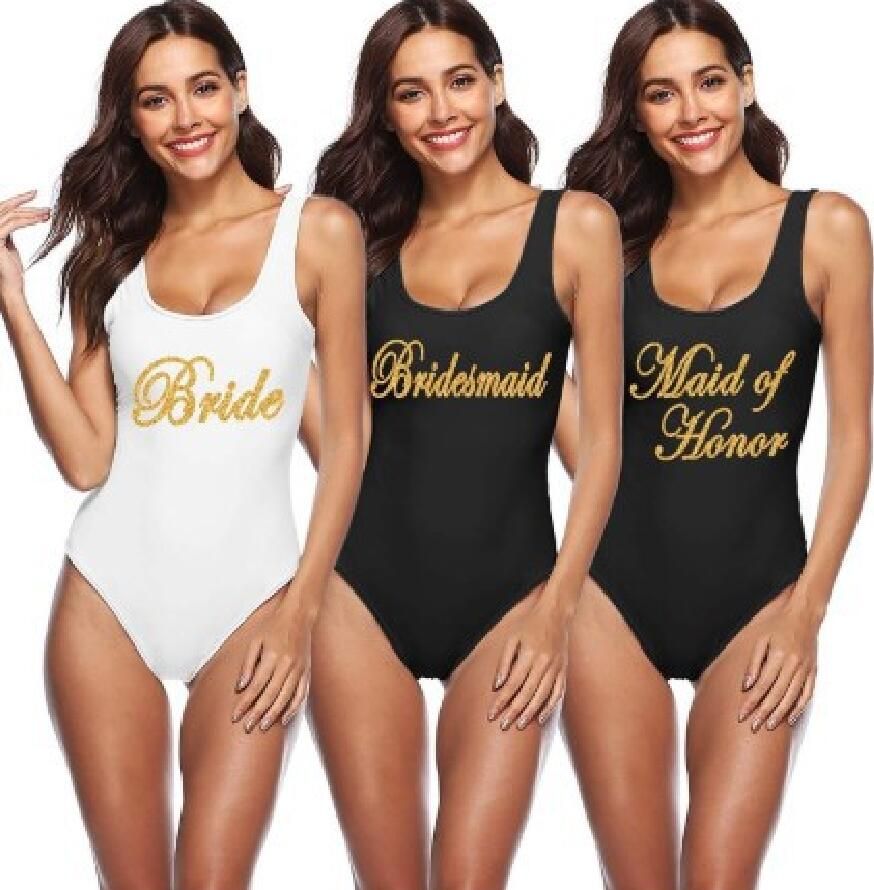 bridesmaid one piece swimsuit