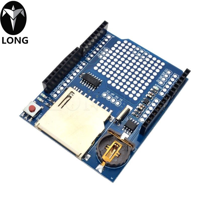 Data Module Logging Shield SD Card Data Recorder Shield V1.0 for Arduino UNO SD Card