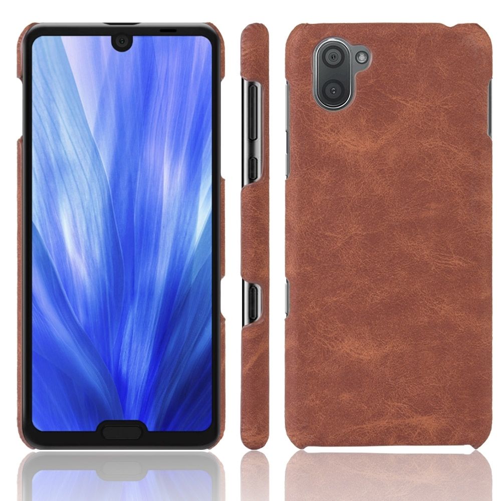 For Sharp Aquos R3 Case Sharp R3 Retro Pu Leather Litchi Pattern Skin Hard Back Cover For Sharp Aquos R3 Sh 04l 808sh Phone Case From Vocolo 4 35 Dhgate Com