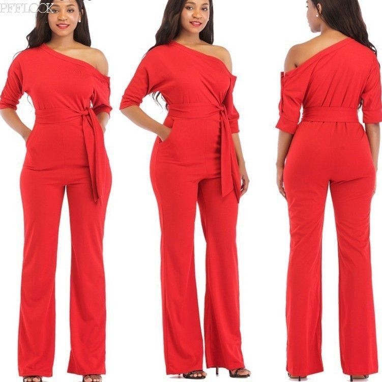 red plus size overalls