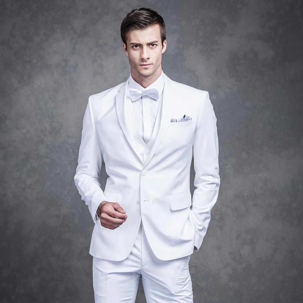 white formal wear men