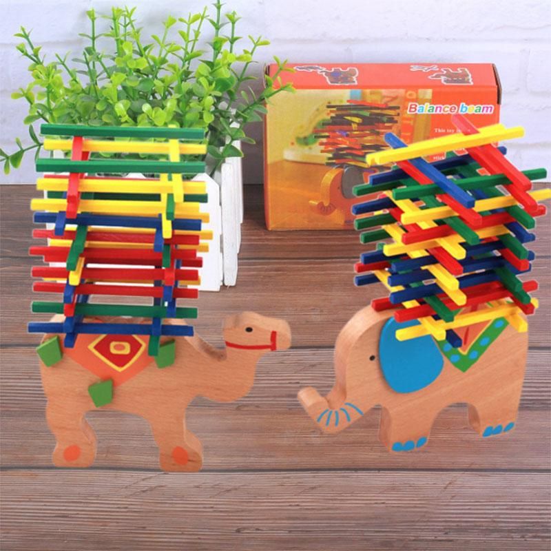 wooden animal blocks