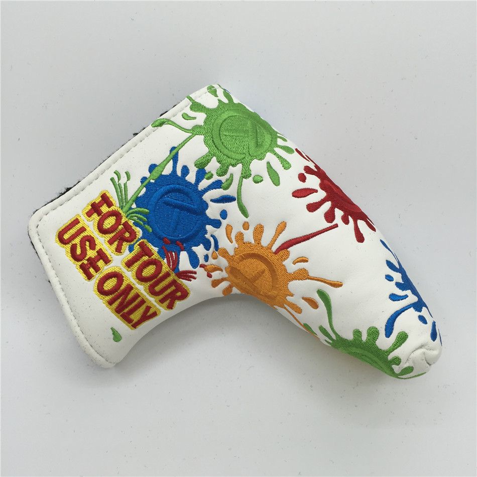 2021 2019 New Colorful Painting Golf Putter Headcover For Tour Use Fits