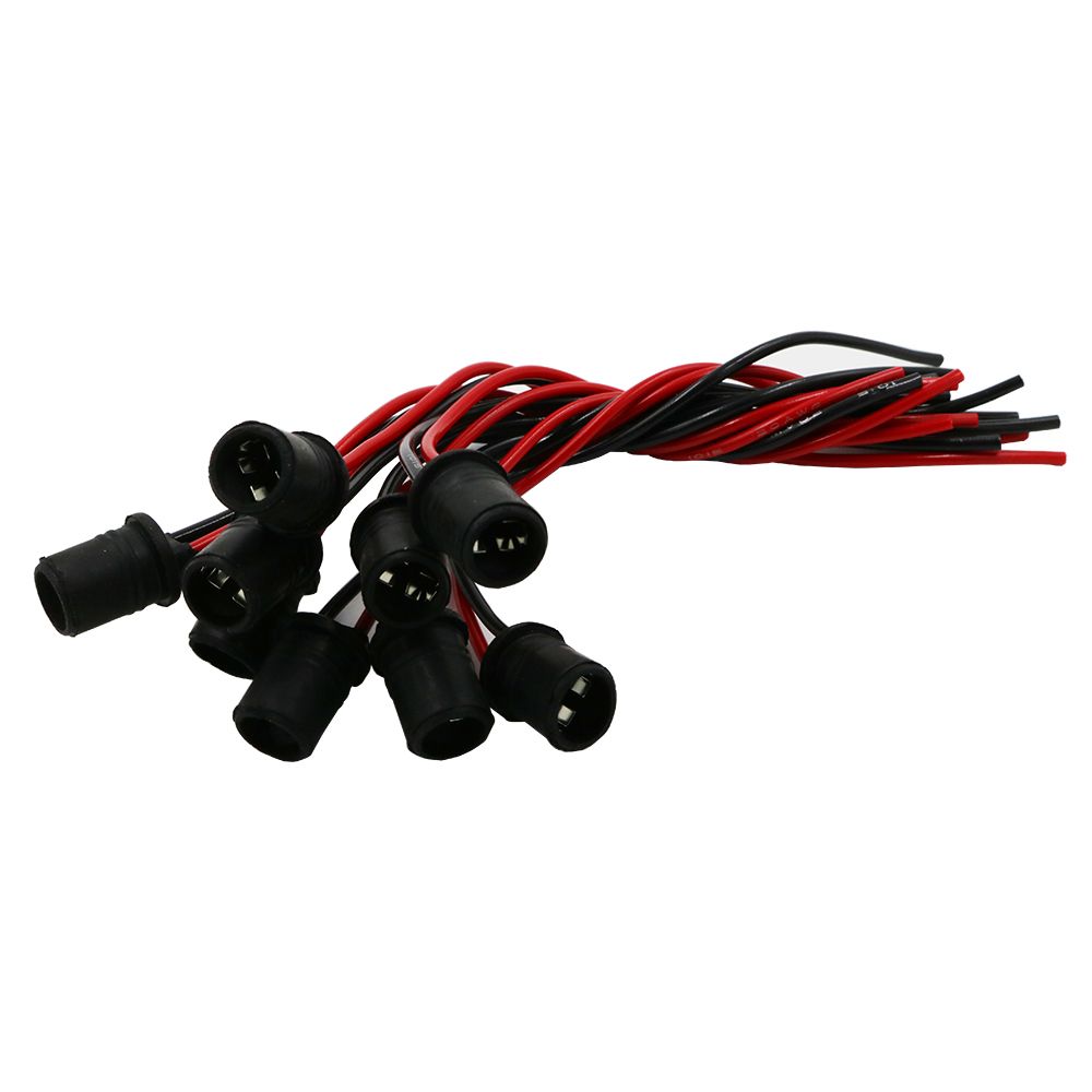 Support De Douille De Lumière - MINIFINKER - T10 - 20 Pièces - Caoutchouc - Noir - Auto