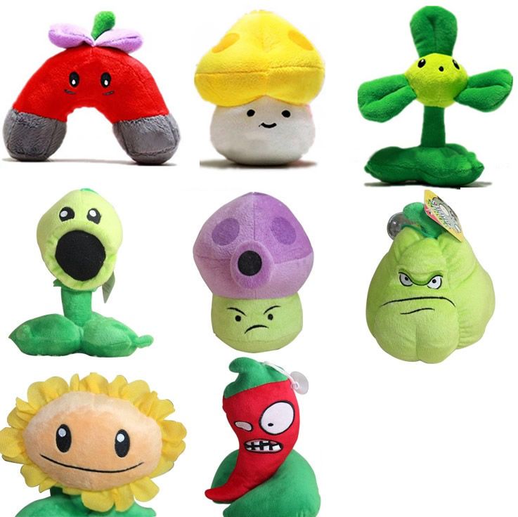 plants and zombies plush toys