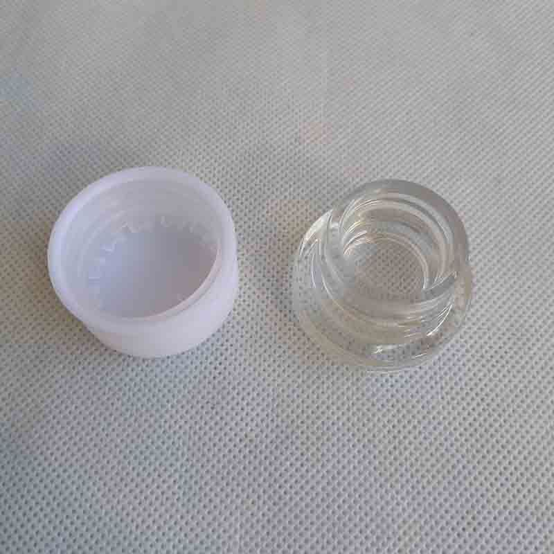 Vaso da 5 ml con tappo bianco