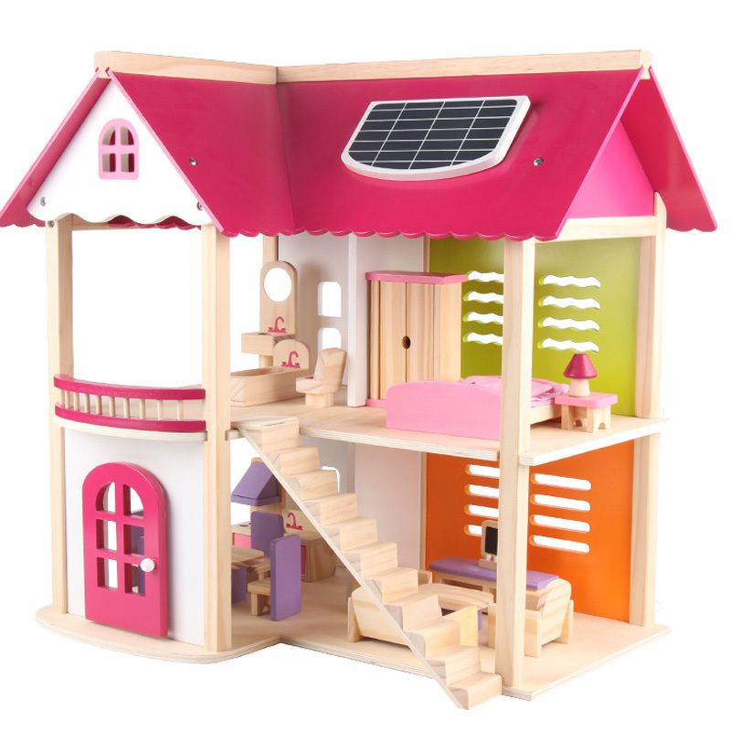 girls wooden dollhouse