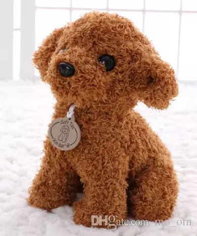 orange dog stuffed animal