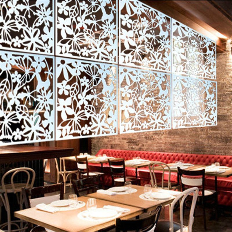 2019 Curtain Room Divider Hollow Hanging Screen Butterfly Flower