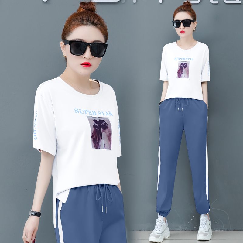 Compre Traje Deportivo Casual De Moda Para Mujer 2019 Ropa De Verano Nuevo Conjunto De 2 Piezas Chándal De Manga Corta De Gran Tamaño Para Mujer Ropa Juvenil A 36,17 € Del Meizuang | DHgate.Com