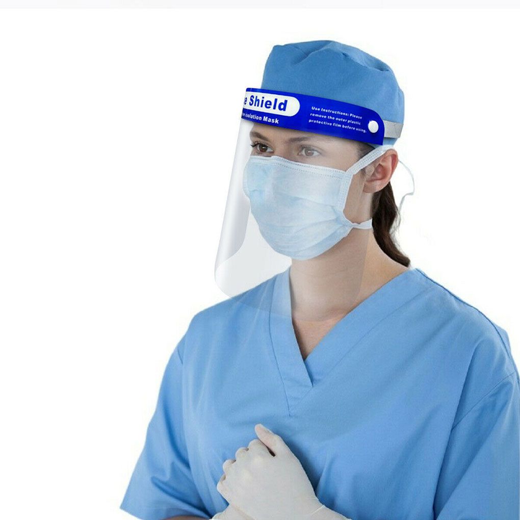 2020 Dust Proof Face Screen Full Face Shield Dust Proof Eyes Nose ...