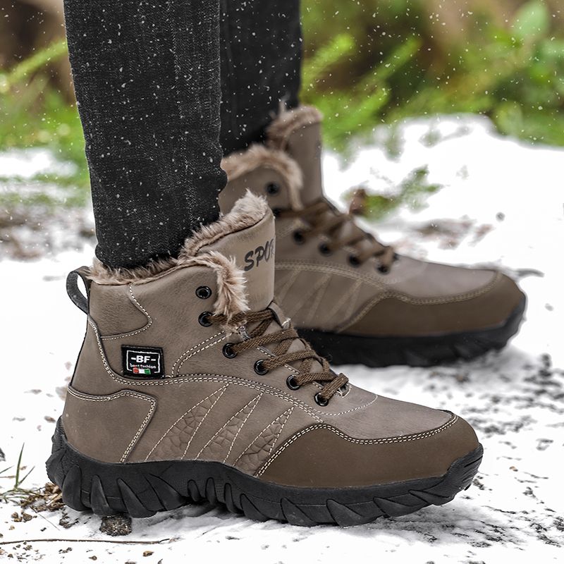 Mens Snow Boots Winter Hiking Boots Men 