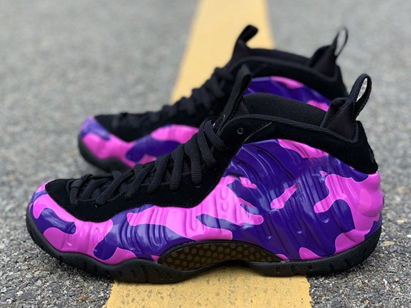 purple foam shoes