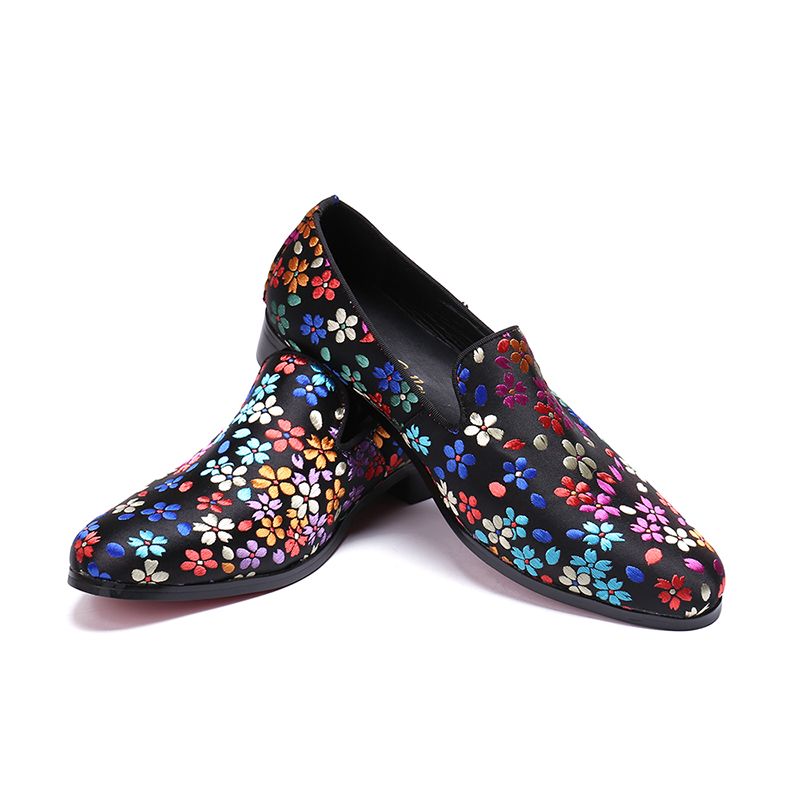 2019 Pisos Flores Casuales Compre Otoño Male Mocasines Zapatos On Moda Slip Primavera Italia Mulas Hombre 42 A82 Leather WDIE2Y9H